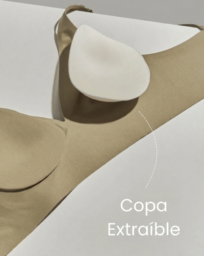 Sujetador Fit Con Tirantes Finos y Copas Con Relleno Extraíble – Comodidad y Ajuste Perfecto
