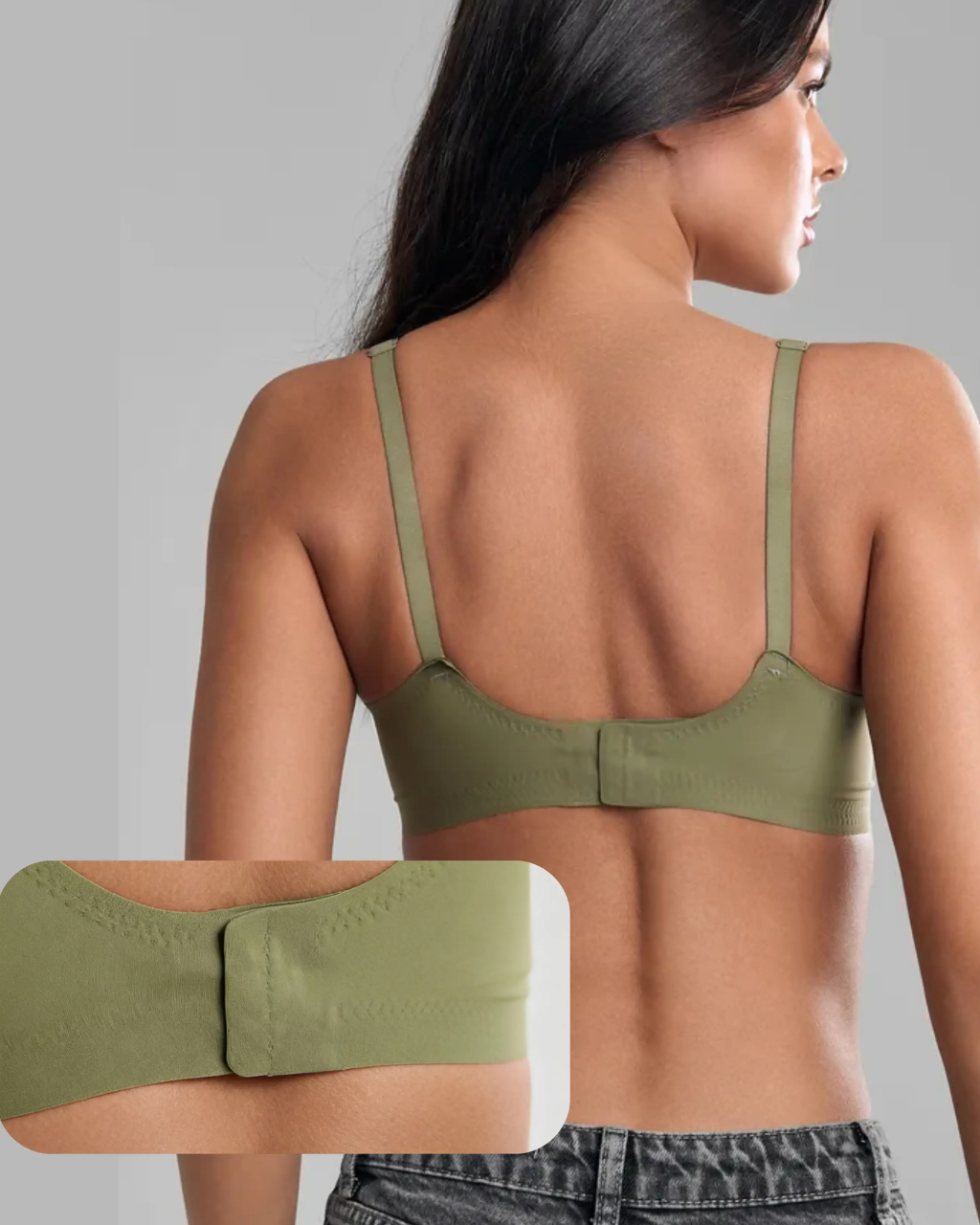 Sujetador Fit Con Tirantes Finos y Copas Con Relleno Extraíble – Comodidad y Ajuste Perfecto