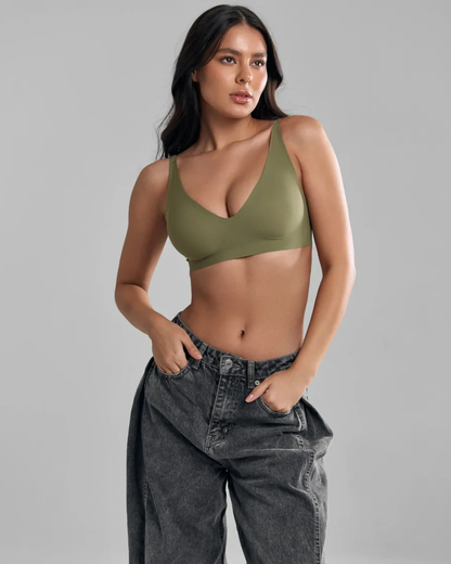 Sujetador Fit Con Tirantes Finos y Copas Con Relleno Extraíble – Comodidad y Ajuste Perfecto