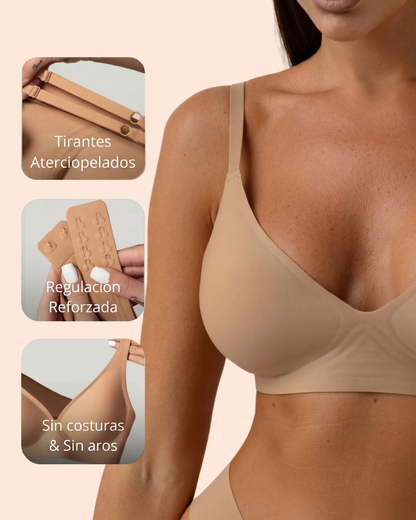 Sujetador Confort Premium Fit Con Tirantes Finos - Confort Superior y Ajuste Perfecto