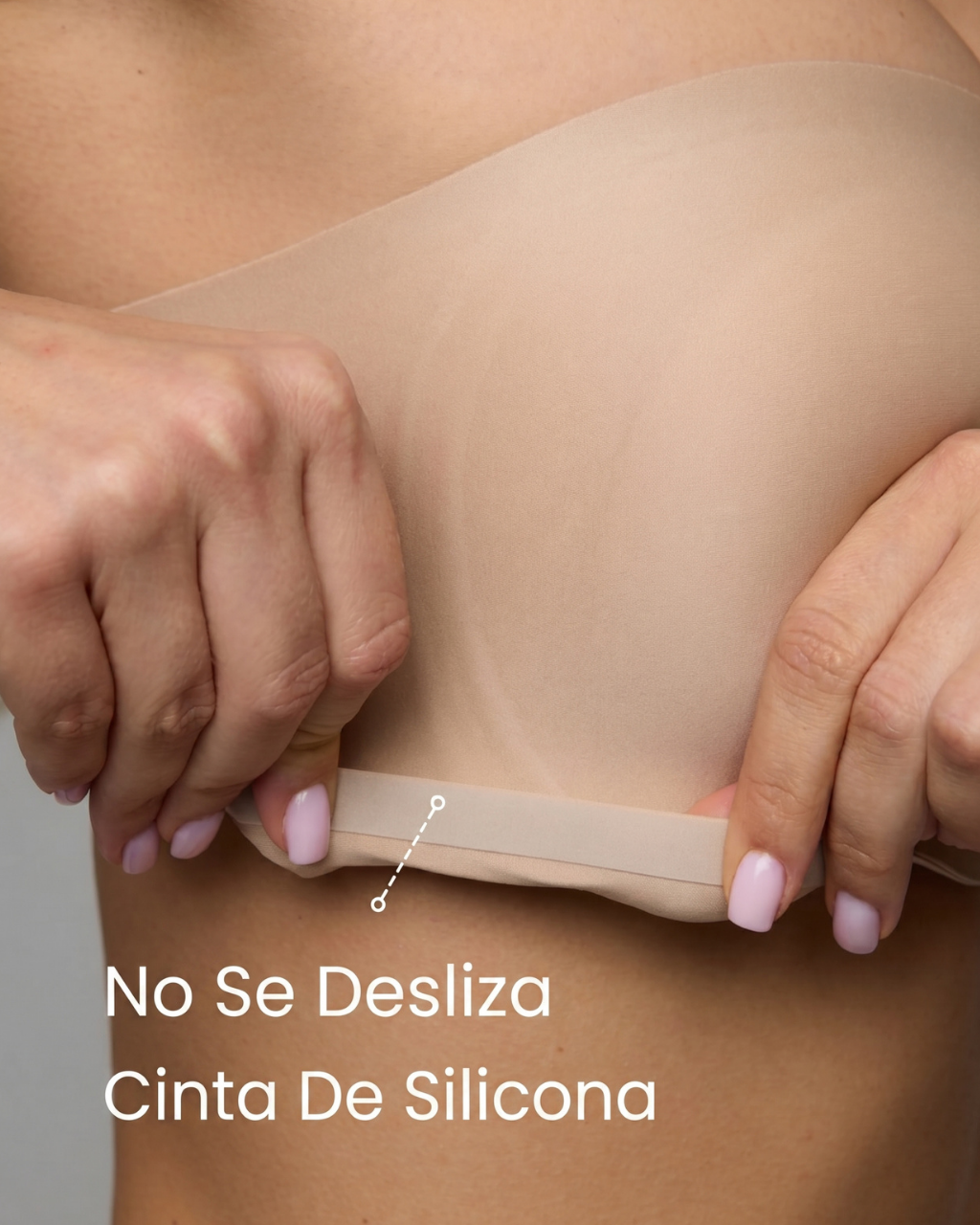 Sujetador Sensación Sin Tirantes Con Copas Removibles - Para Comodidad y Ajuste Perfecto