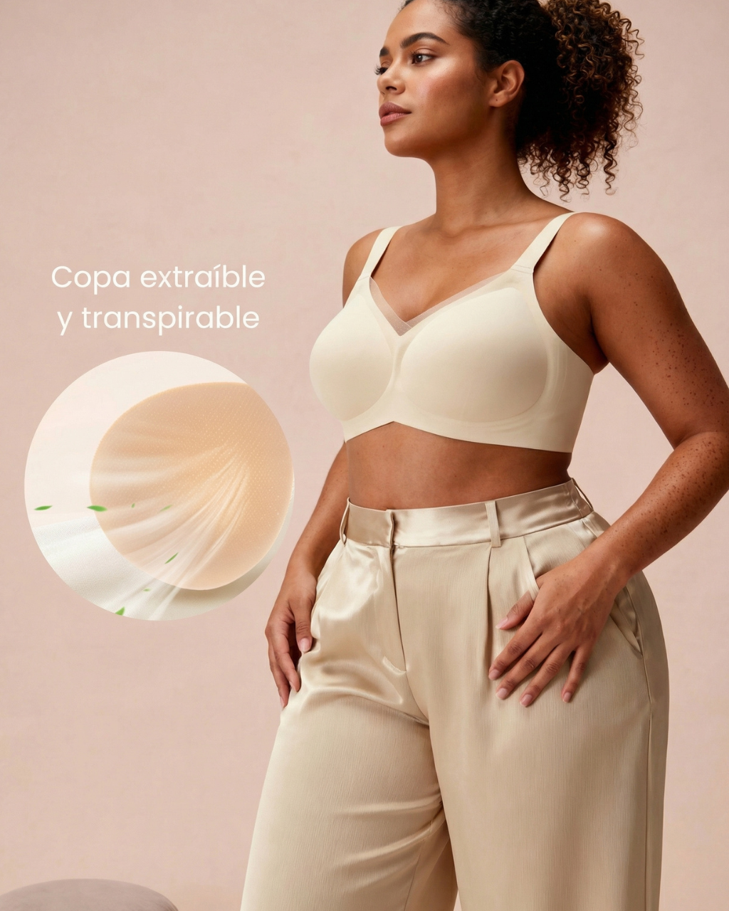 Sujetador Elegance Talla Plus: Comodidad y Sofisticación Sin Aros