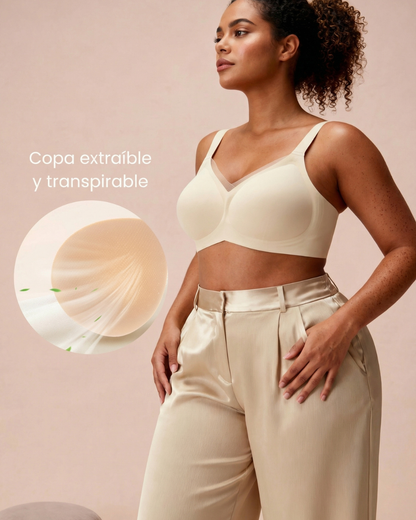Sujetador Elegance Talla Plus: Comodidad y Sofisticación Sin Aros