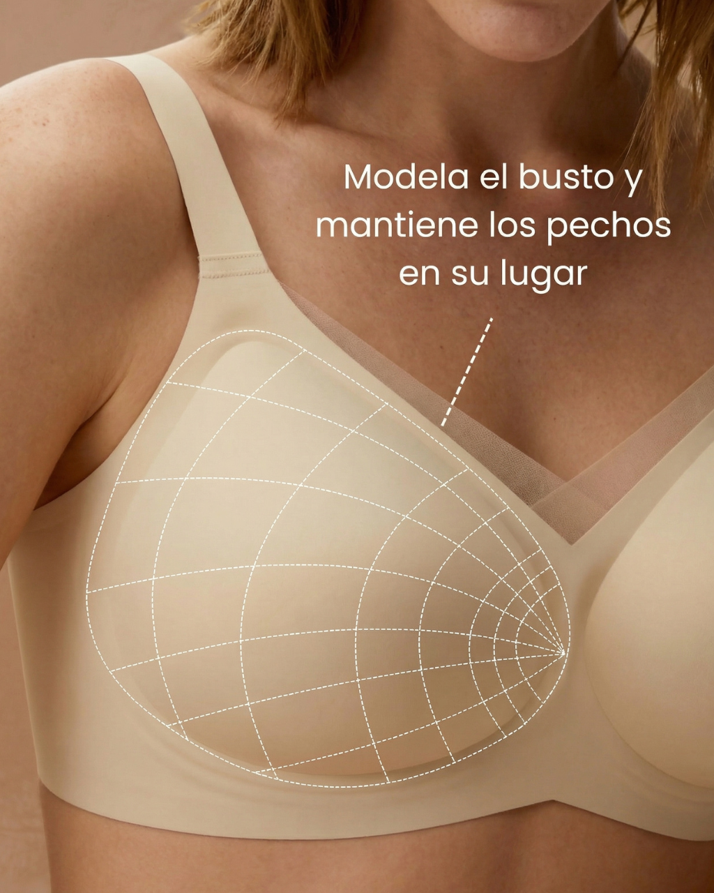 Sujetador Elegance Talla Plus: Comodidad y Sofisticación Sin Aros