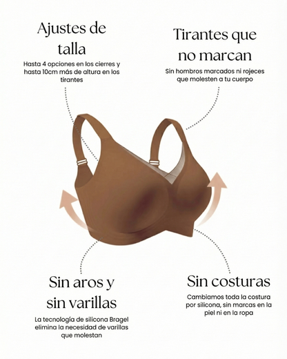 Sujetador Elegance Talla Plus: Comodidad y Sofisticación Sin Aros