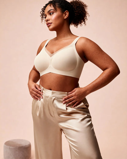 Sujetador Elegance Talla Plus: Comodidad y Sofisticación Sin Aros